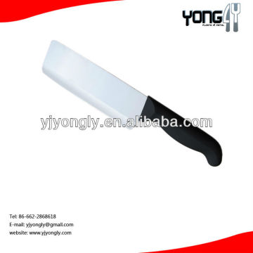 extremely sharp mamual ceramic cleaver with soft grip handle