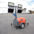 LED Telescopic Lighting Tower with Diesel Generator for Outdoor Events