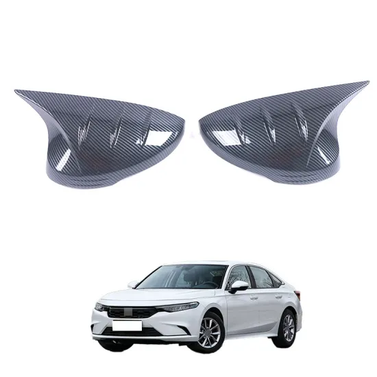 2022 Honda Integra ABS Carbon Fiber Chrome Interior Accessories - Rearview Mirror Cover Horn Style