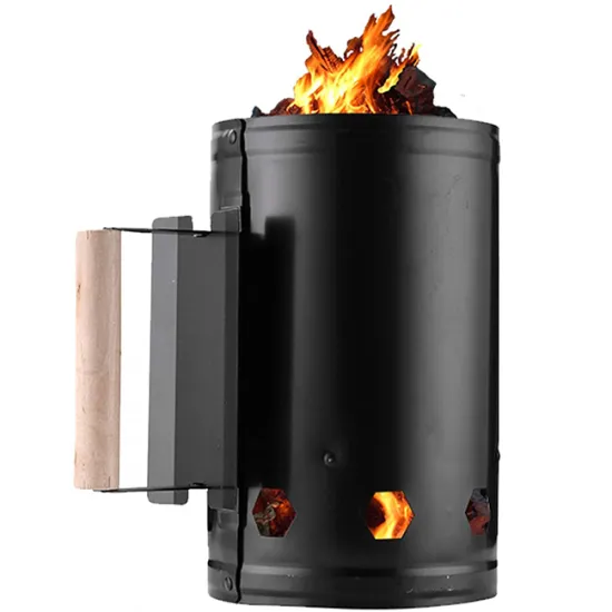 Custom Galvanized Steel Outdoor Camping BBQ Chimney Charcoal Starter