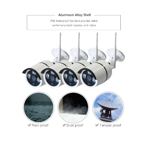 8CH 1.0/2.0MP Home Security Wifi NVR Kits
