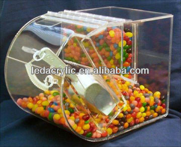 acrylic candy box with scoop