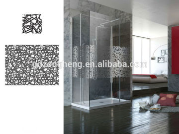 Double Safety Coated and Film Tempered Glass