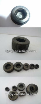 China made good quality carbon steel npt male hollow hex plug