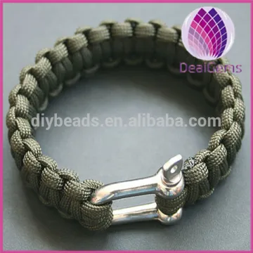 outdoor survival alloy buckle 7 strands 550 paracord bracelet