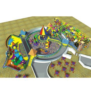 Durable Playground Equipment, Measures 11 x 28 x 11m, Low Maintenance, Safe to Use