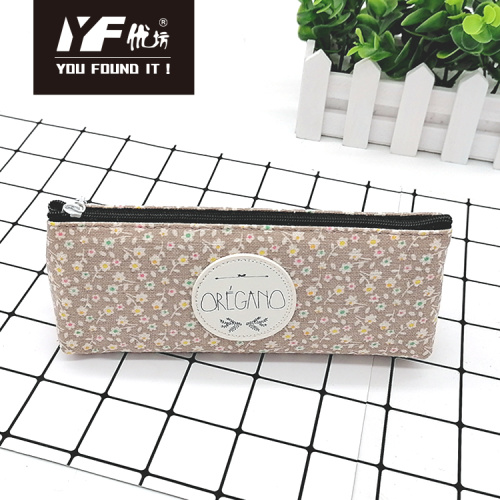 Cotton Pencil Case Hot sale abric girl fashion cotton pencil case Factory