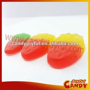 Strawberry shape gummy candy