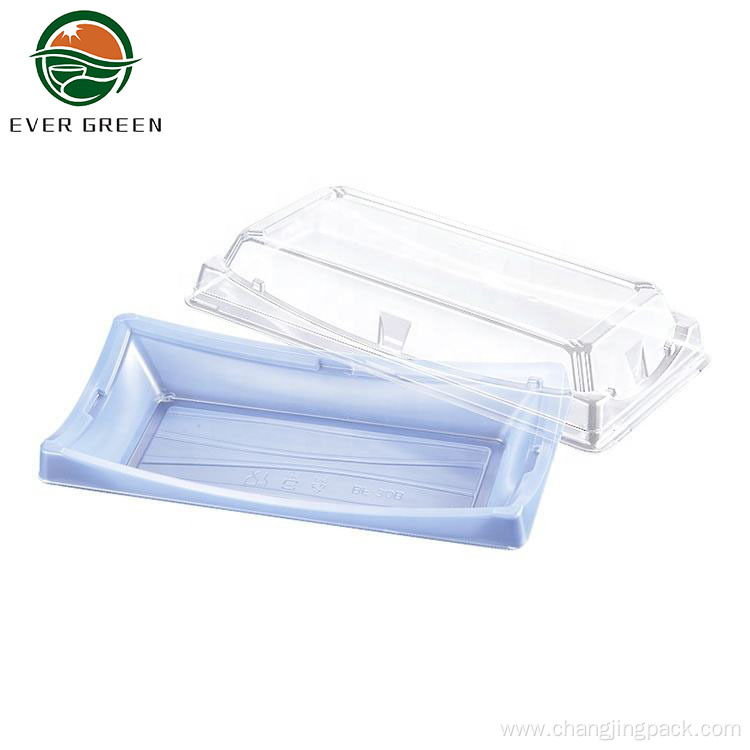 Wholesale Food Grade Cheap Printing Blue Sushi Container