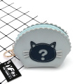 Custom cartoon cat PU coin purse