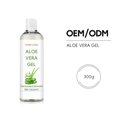 Organic Aloe Vera Gel for Face, Body, and After Sun Relief - Private Label