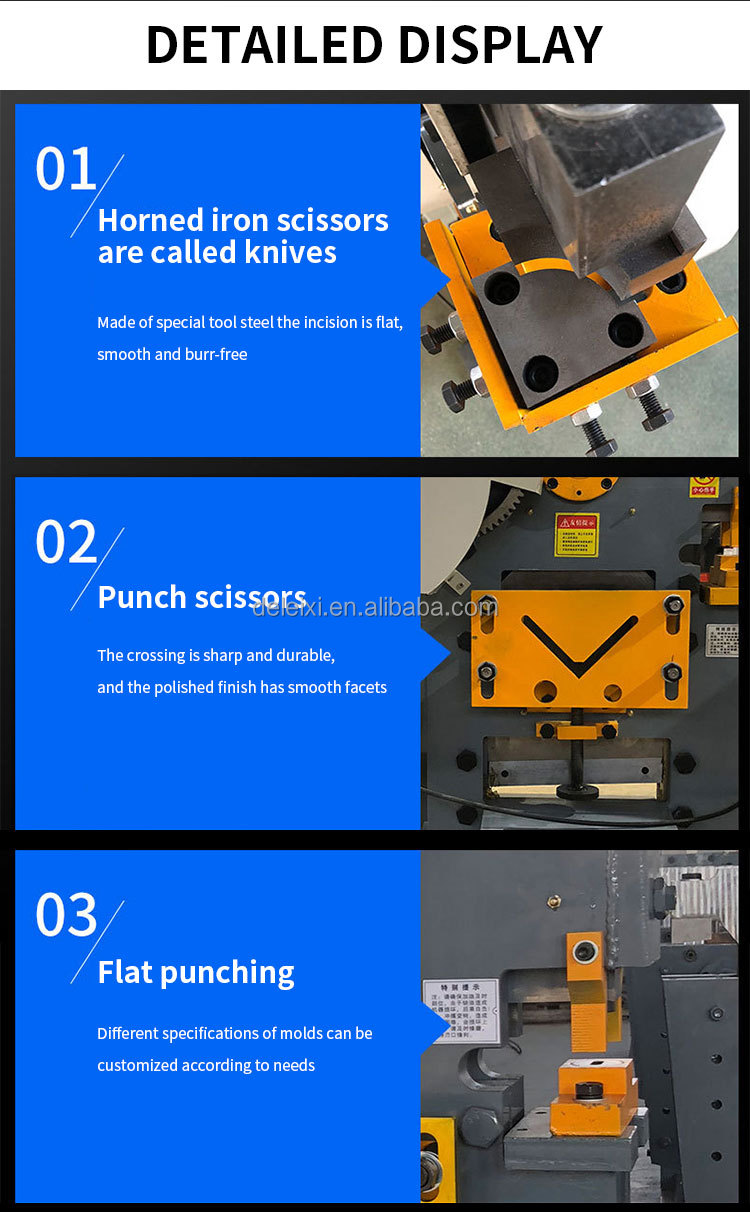 Mini Hydraulic Ironworker: Cut, Shear, Punch, And Notch Machine, High ...