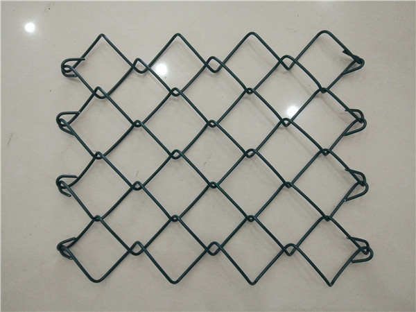 PVC chain link fence