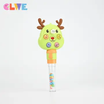 Novelty Green Reindeer Head Fighting Gophers toy