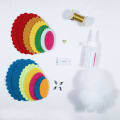 Kit di cucito a ciondolo arcobaleno sentito