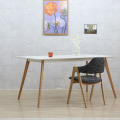 Eames DSW Style Witte Rechthoekige Eettafel
