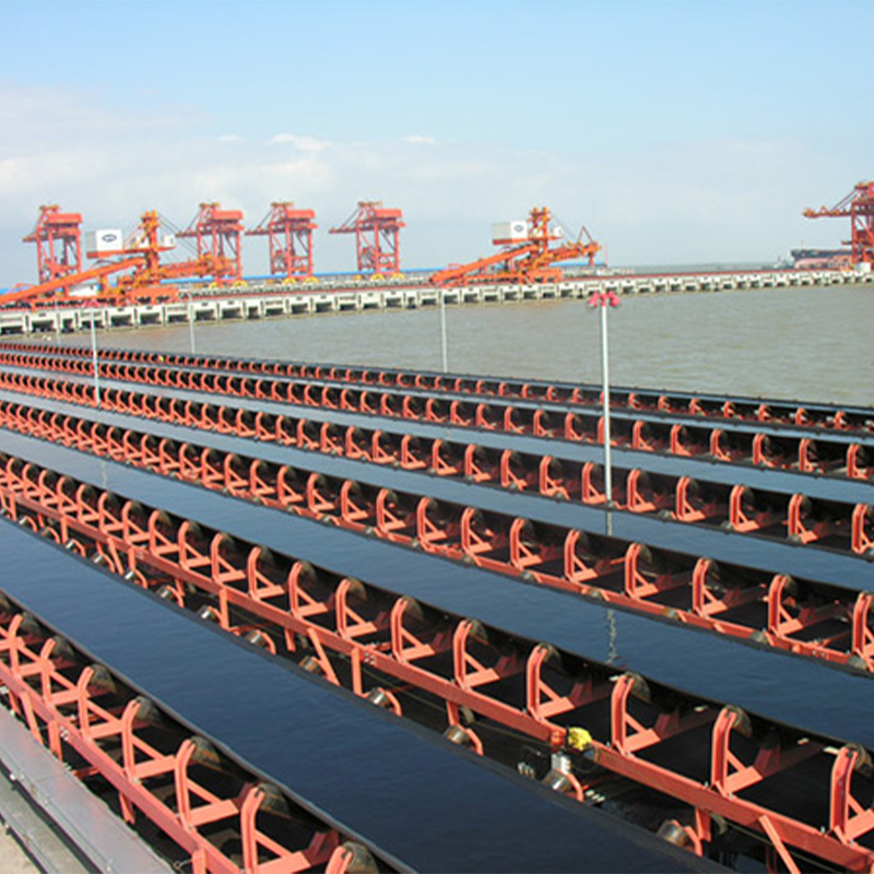 Belt roller conveyor for cement production