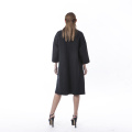 Sobretudo de cashmere preto elegante