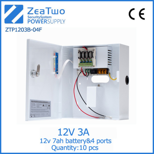 La boîte de commutation de courant alternatif augmente le stabilisateur de caméra de télévision en circuit fermé de 12v 3a sauvegarde le fusible de ptc