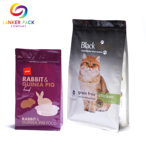 Feuchtigkeitsgeschützte kundenspezifische Katzenfutter-Plastikzufuhr-Tasche