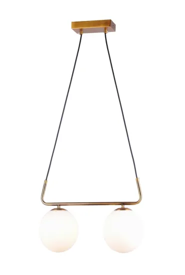 Restaurant creative ball glass chandelier