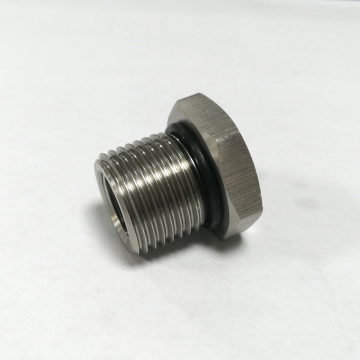 stainless steel oil filter thread adater connector