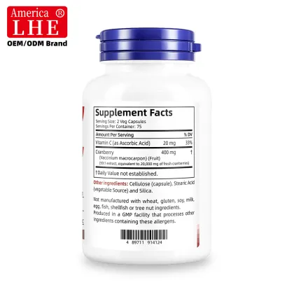 Shecome Cranberry Concentrate Capsules Urinary Tract Health