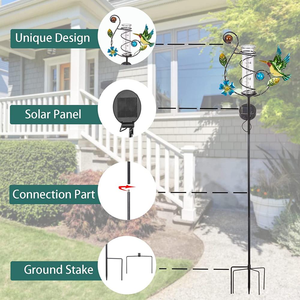 35 &#39;&#39; Hummingbird Rain Gauge Outdoor