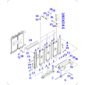 Excavator PC2000-8 Radiator Assembly 21T-03-31302