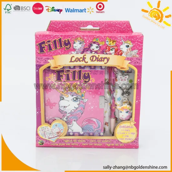 Filly Diary With Lock Set