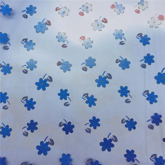 100% Polyester Raibow Tulle Mesh Fabric for Dress