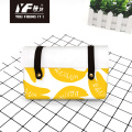 Estilo de fruta personalizada Familia PU Bolso de cuero Bag Cosmetic Bag Case y bolso multifuncional