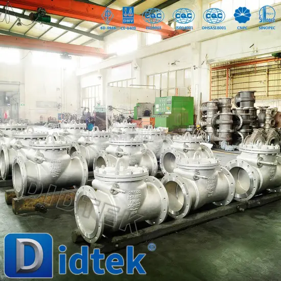 Didtek Threaded Swing Cast Steel Vertical Check Valve