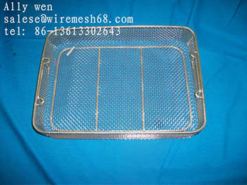 medical equipment disinfection basket