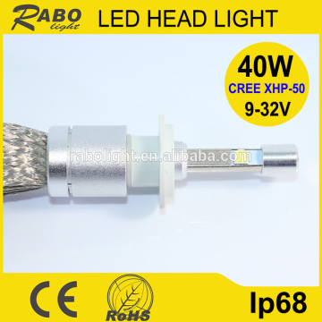 Error free car led headlight 12v 24V CANBUS LED H7, super white h7 led canbus