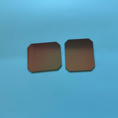 Janela de cristal de silício Si Wafer com revestimento metálico