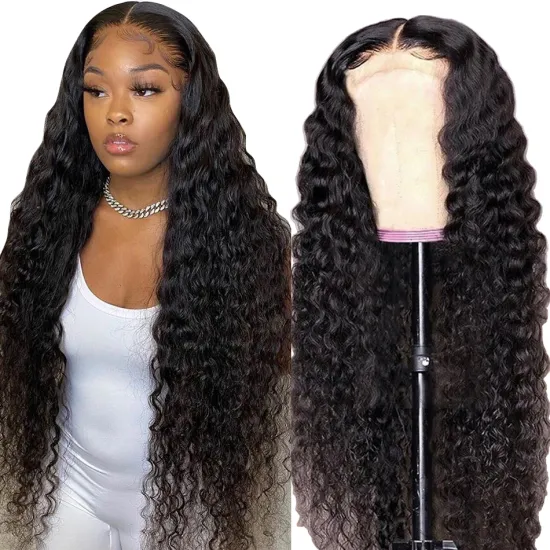 Super quality unprocessed human hair lace front wigs,curly brazilian hair wigs,human hair wigs for black women