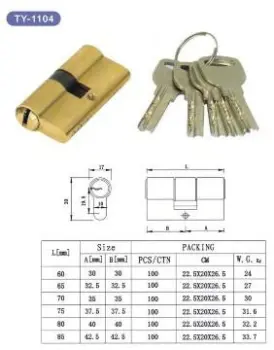 brass lock cylinders