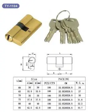 brass lock cylinders