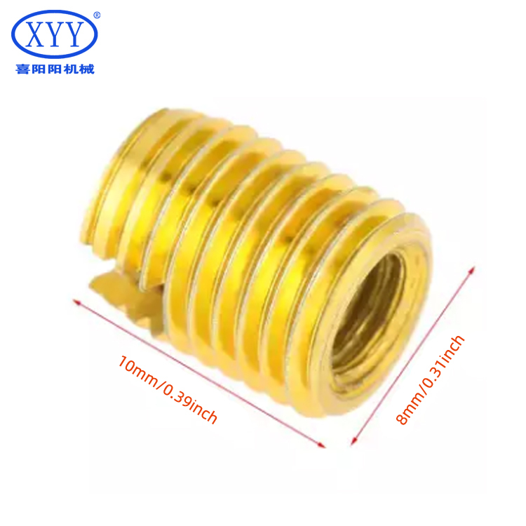 302 Stainless Steel Self Tapping Screw Slotted Thread Insert Fasteners Metric System