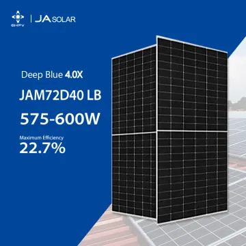 JA Solar Deep Blue Series: 575W to 600W Bifacial Double Glass PV Modules