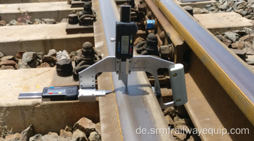 Digitales Eisenbahnschienen-Spurweitenlineal