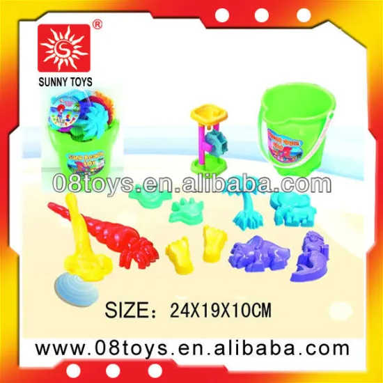 Plastic sand summer beach toys