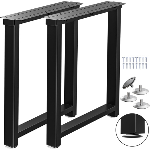 רגלי שולחן כתיבה מרובע מתכת