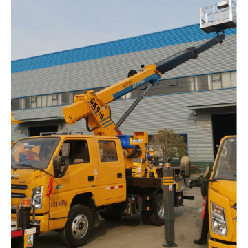 Double row cab 16meter high altitude operation truck