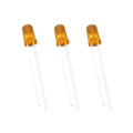 5mm orange hair orange round head led