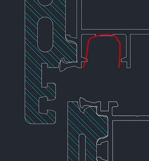 أجهزة النوافذ وآليات القفل القياسية الأوروبية على شكل حرف U
