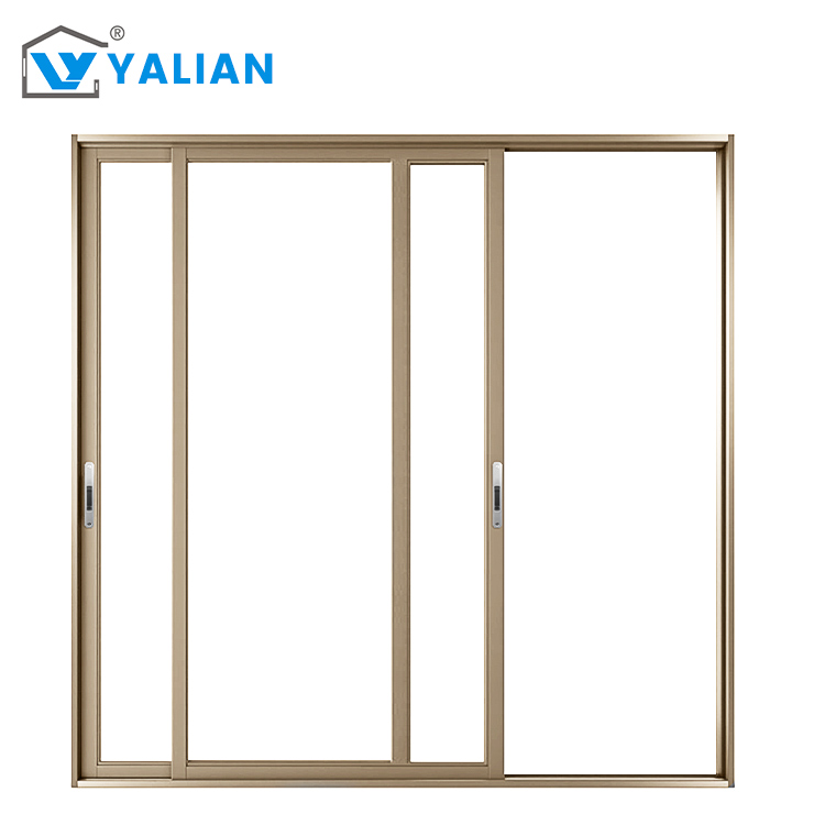Hurricane Aluminum Alloy Sliding Glass Doors Customizable