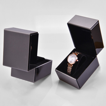 Scatola portagioie nera per orologi di lusso