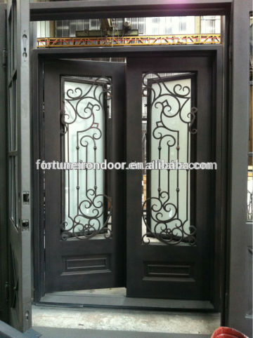 Iron main door designs metal grill door designs/ China Manufacturer